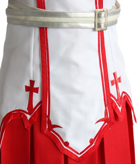 Sword Art Online:Yuuki Asuna Costume De Combat Cosplay Anime Jeu Femmes Uniformes Robe 