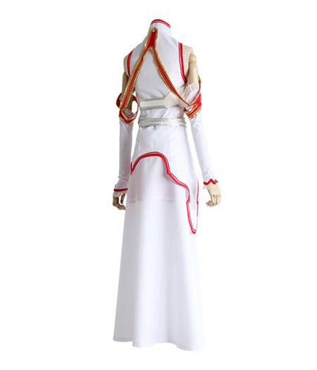 Sword Art Online:Yuuki Asuna Costume De Combat Cosplay Anime Jeu Femmes Uniformes Robe 