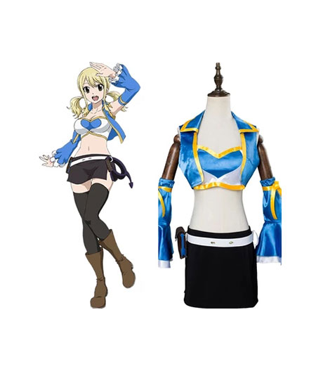 Fairy Tail : Top Et Short Lucy Heartfilia Costume Cosplay Acheter