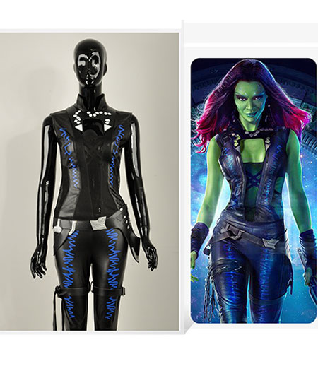 Haute Qualité Gamora Costume Cosplay Guardians Of The Galaxy